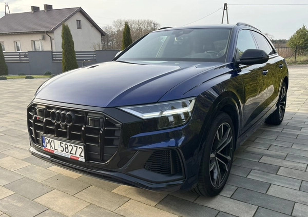 Audi SQ8 cena 399000 przebieg: 54000, rok produkcji 2021 z Pabianice małe 379